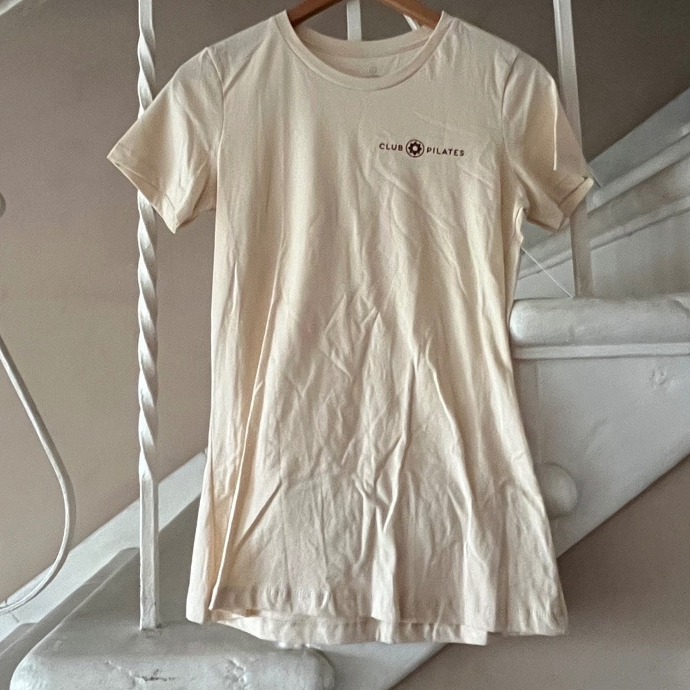 Club Pilates Cotton Workout T Shirt- New